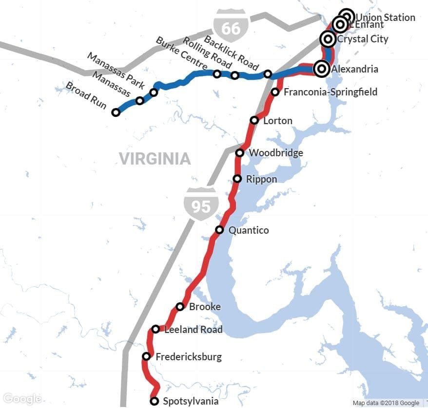 vre map